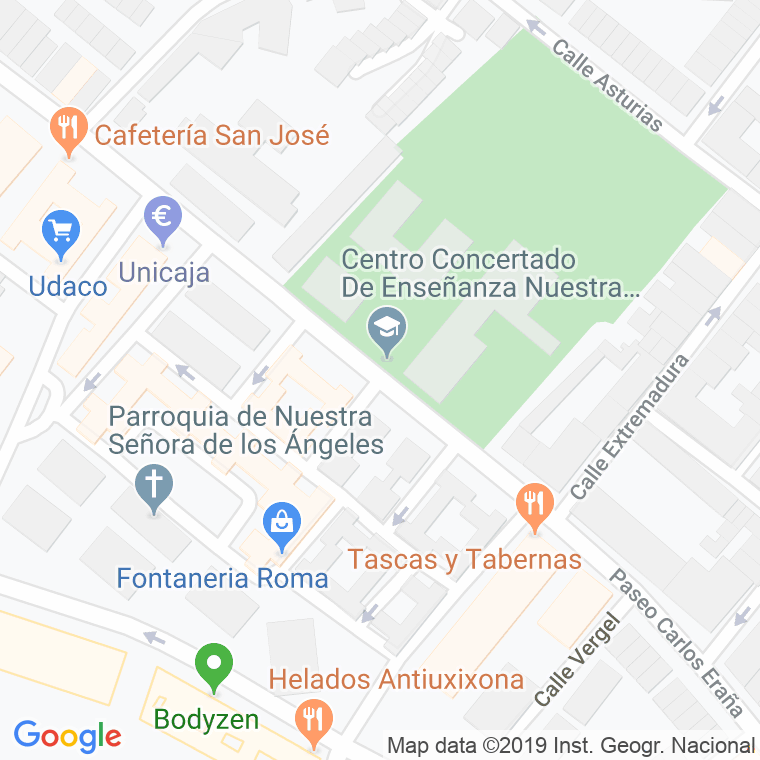 Código Postal calle San Rafael en Ciudad Real