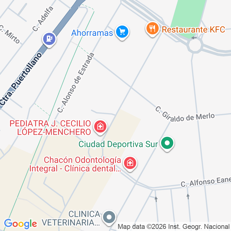 Código postal de Calle Alonso Cespedes Guzman en Ciudad Real