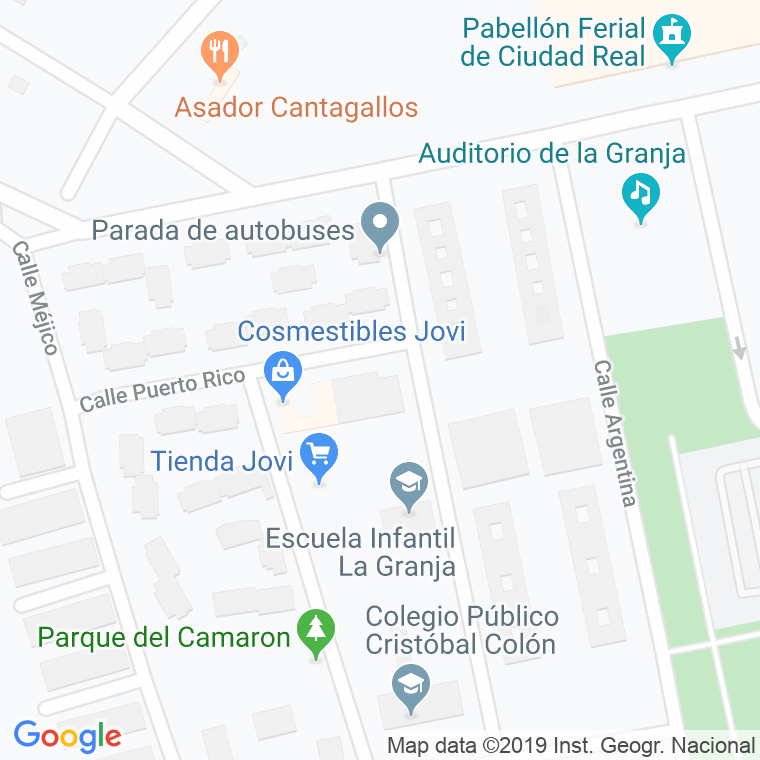 Código Postal calle Brasil en Ciudad Real