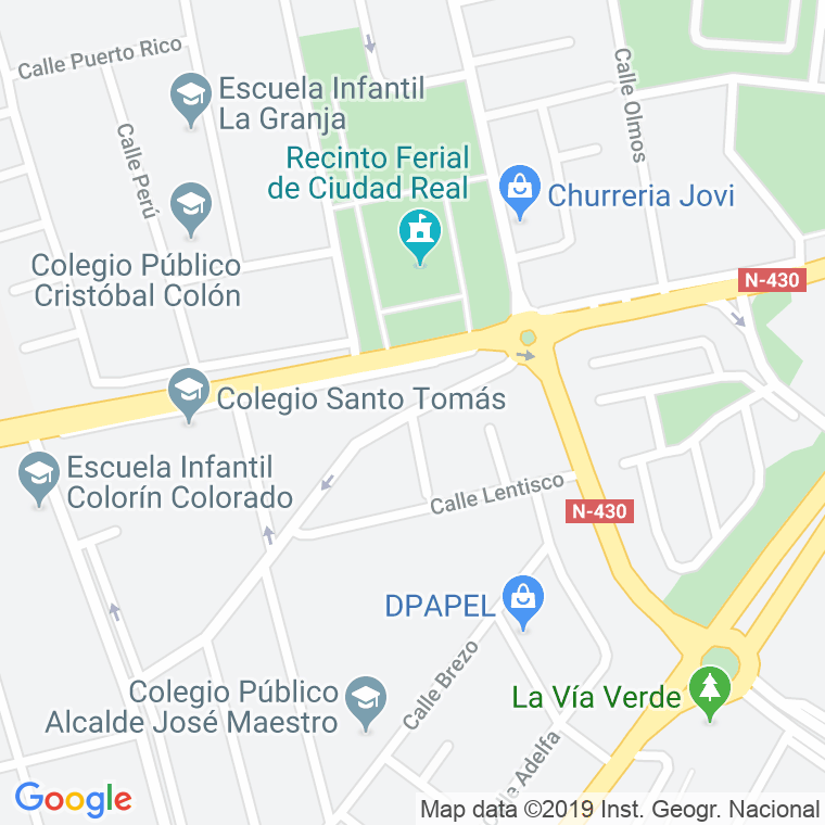 Código Postal calle Castillo De Caracuel en Ciudad Real