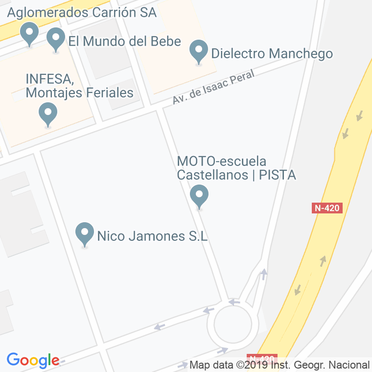Código Postal calle Guttemberg en Ciudad Real