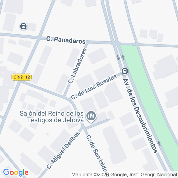 Código postal de Rosales, Los, Urbanizacion en Ciudad Real