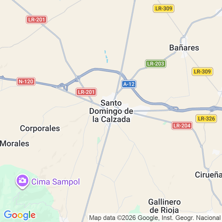 Código postal de Santo Domingo de la Calzada, Urbanizacion en Ciudad Real