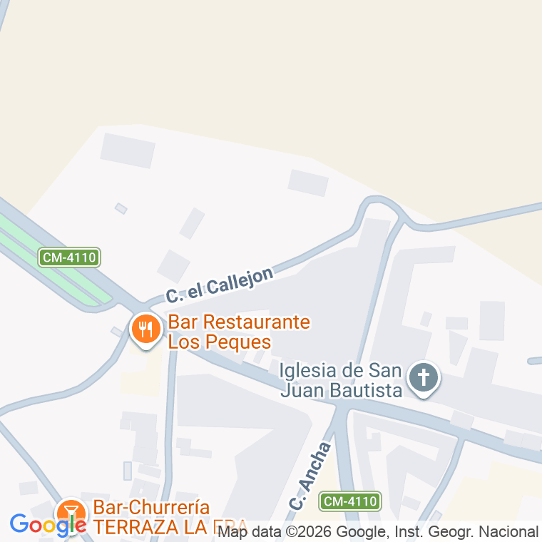 Código postal de Calle Callejon (el) en Cabezarados