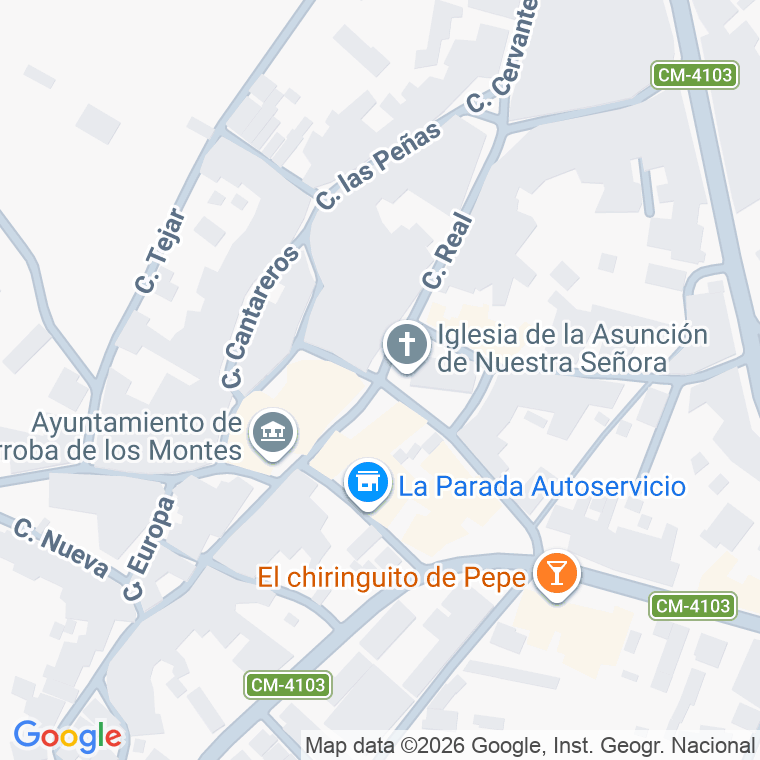 Código postal de Plaza Constitucion (de La) en Arroba de los Montes