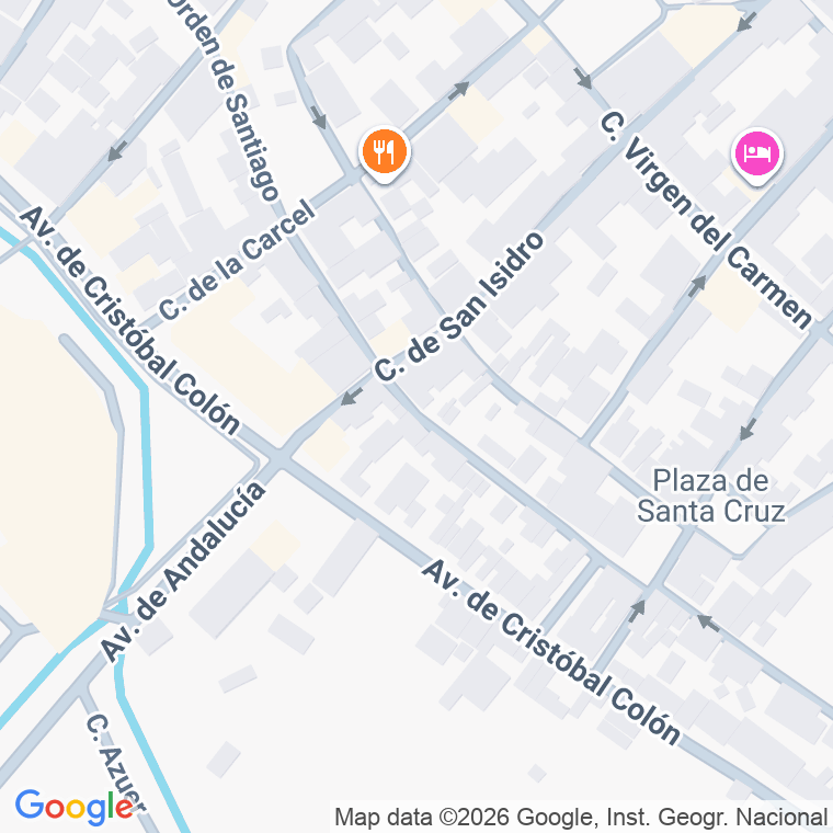 Código postal de Calle Ciega de Manzanares en Manzanares