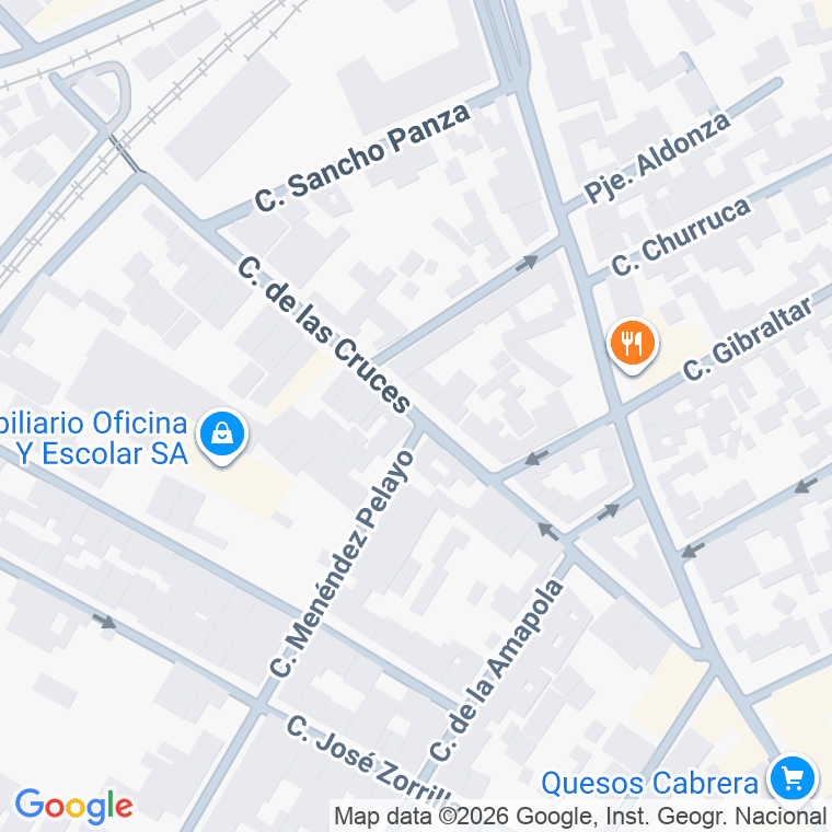 Código postal de Calle Cruces (de Las) en Manzanares