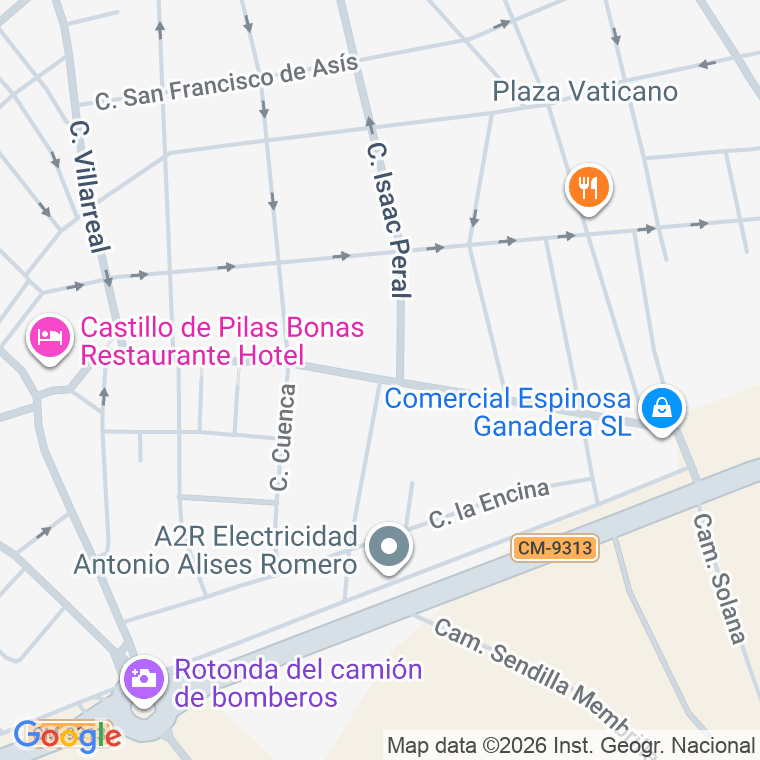 Código postal de Calle Matadero (del) en Manzanares