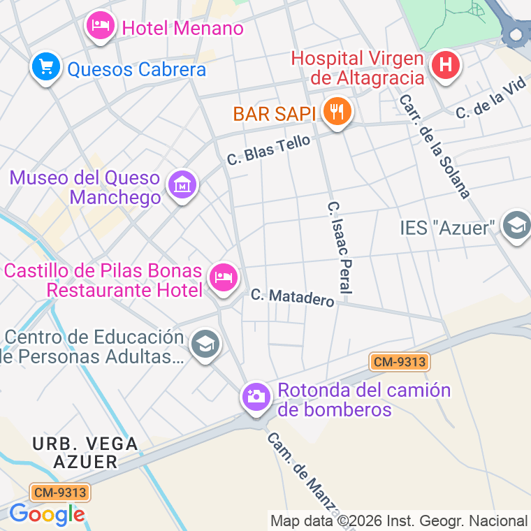 Código postal de Calle Tercia en Manzanares