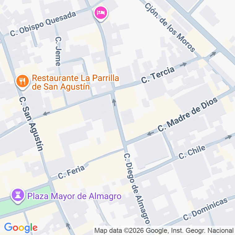 Código postal de Calle Arzobispo Cañizares en Almagro