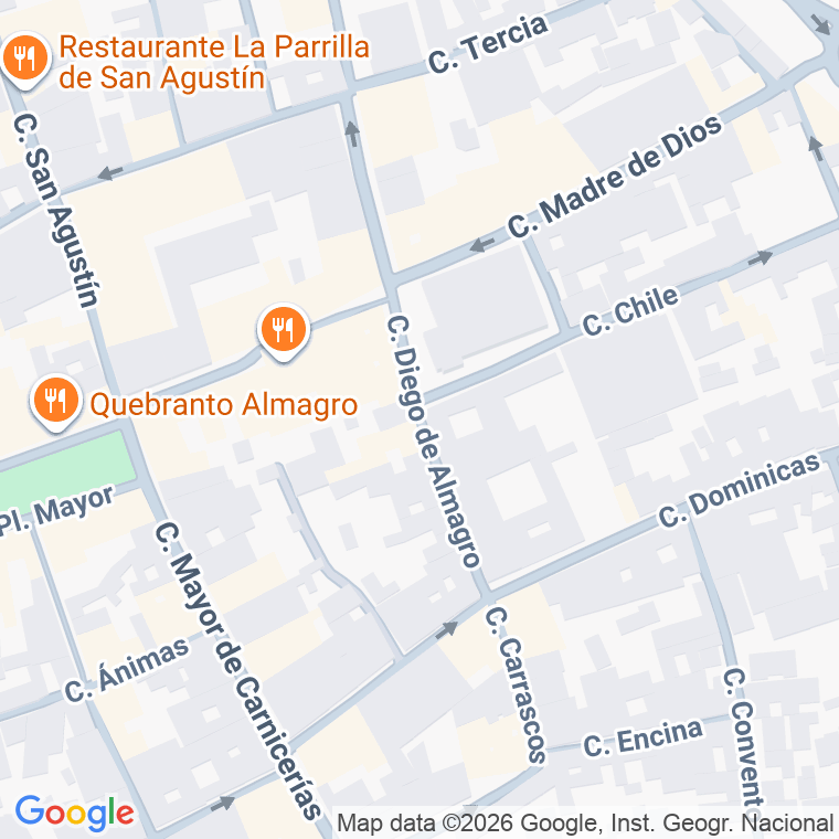 Código postal de Calle Diego de Almagro en Almagro