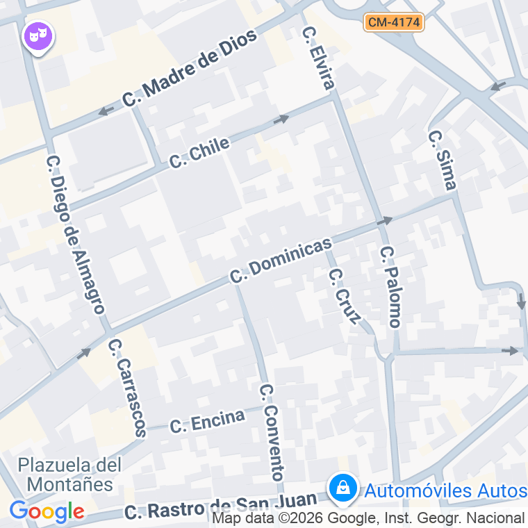 Código postal de Calle Dominicas en Almagro