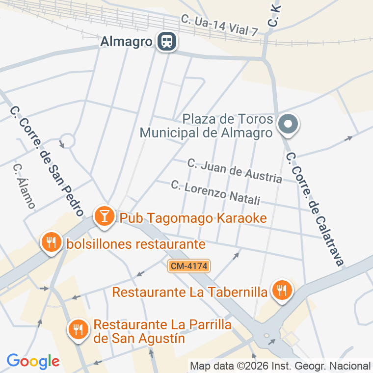 Código postal de Calle Galeras de España en Almagro