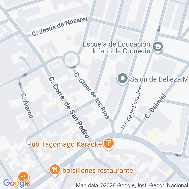 Código postal de Calle Giner de los Rios en Almagro