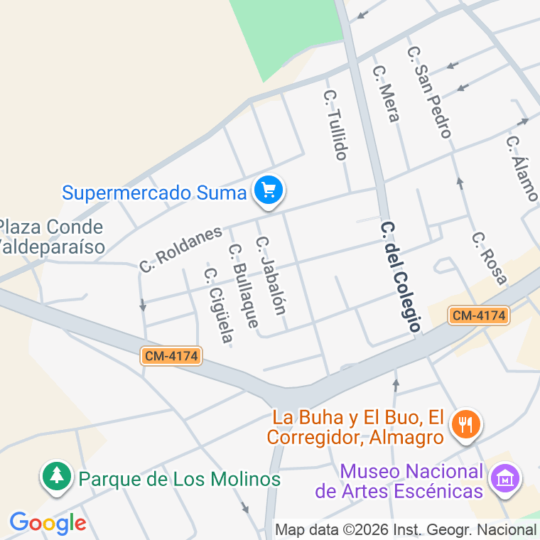 Código postal de Calle Guadiana en Almagro