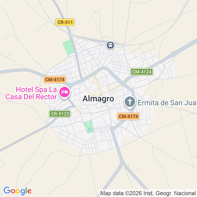 Código postal de Calle Miguel Servet en Almagro