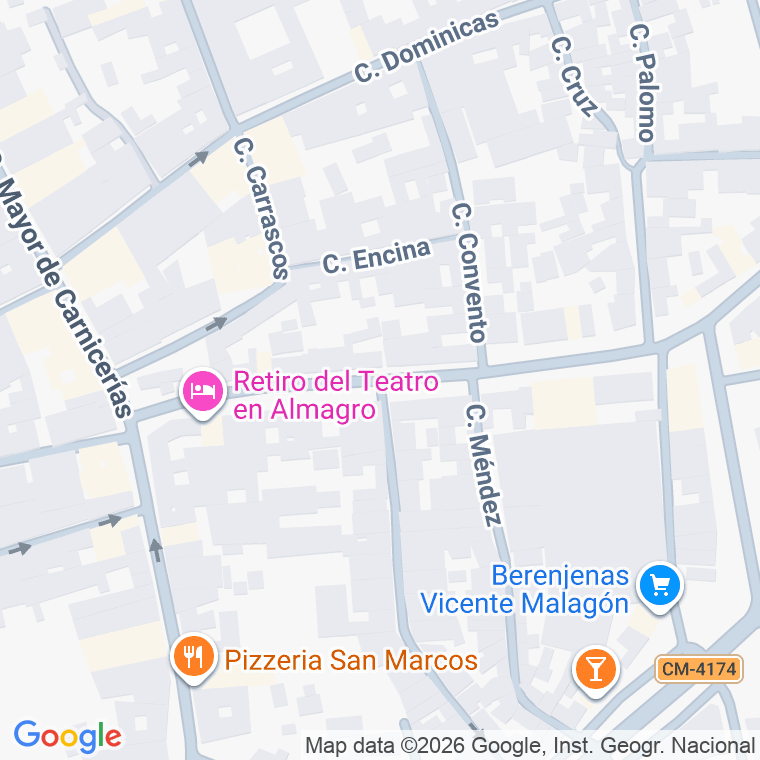 Código postal de Calle Rastro de San Juan en Almagro