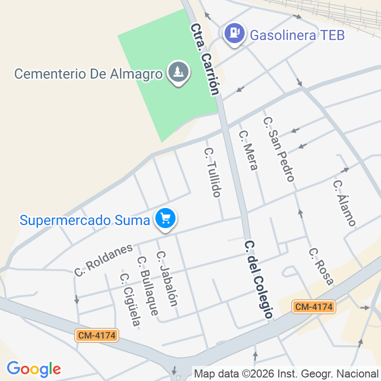 Código postal de Calle Salvador Dali en Almagro