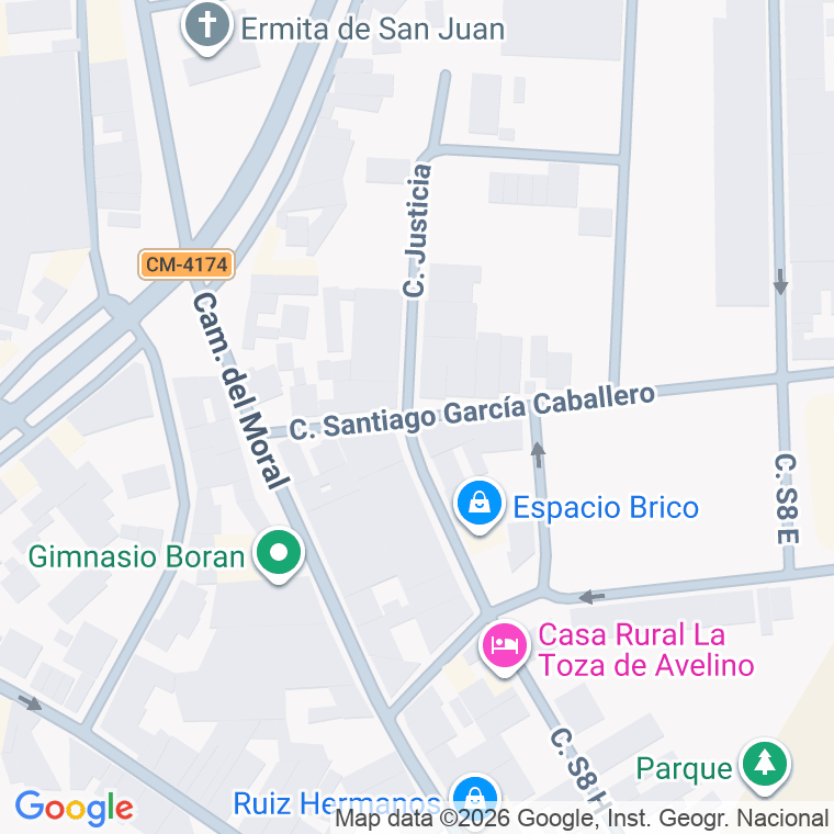 Código postal de Calle Santiago Garcia Caballero en Almagro