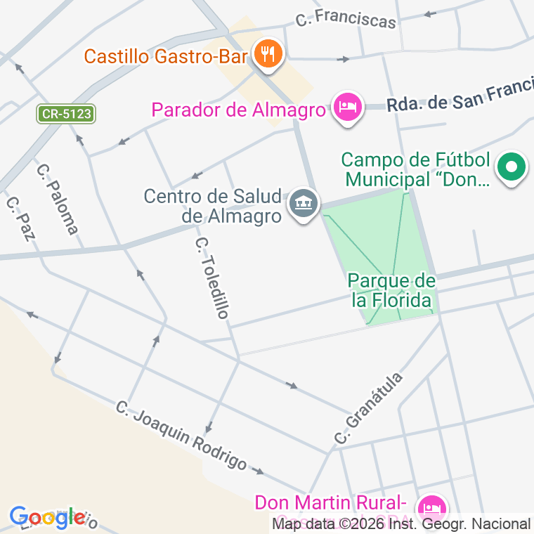 Código postal de Plaza Manuel Diaz Fernandez (de en Almagro