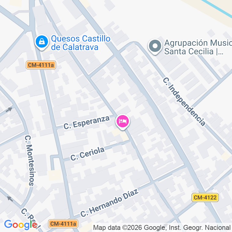 Código postal de Calle Esperanza en Calzada de Calatrava