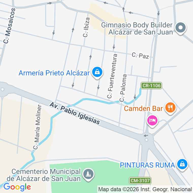 Código postal de Calle Manuel Rubio Herguido en Alcazar de San Juan