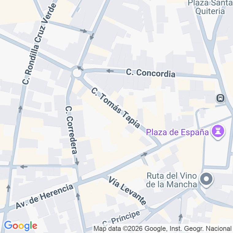 Código postal de Calle Presbitero Antonio Peñue en Alcazar de San Juan