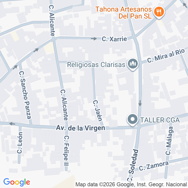 Código postal de Calle Jaen en Villarrubia de los Ojos