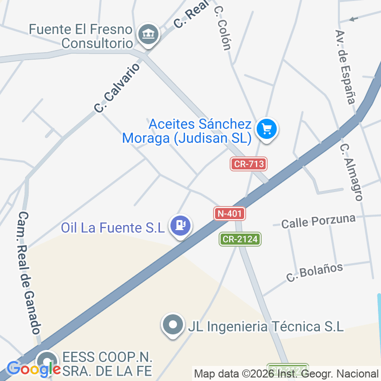 Código postal de Calle Torno (el) en Fuente el Fresno