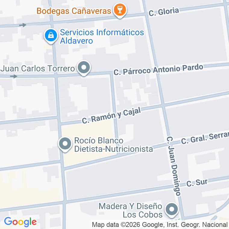 Código postal de Calle Ramon y Cajal en Santa Cruz de Mudela