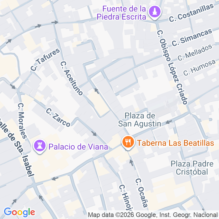 Código postal de Calle Huerto de San Agustin en Cordoba
