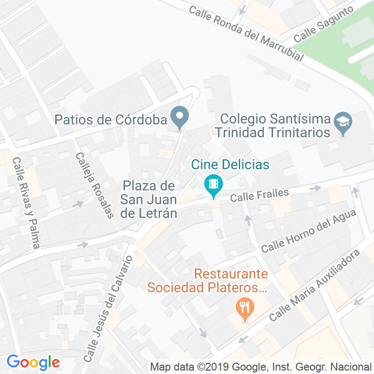 Código Postal calle Buenos Vinos en Córdoba