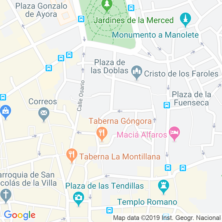 Código Postal calle Conde De Torres Cabrera en Córdoba