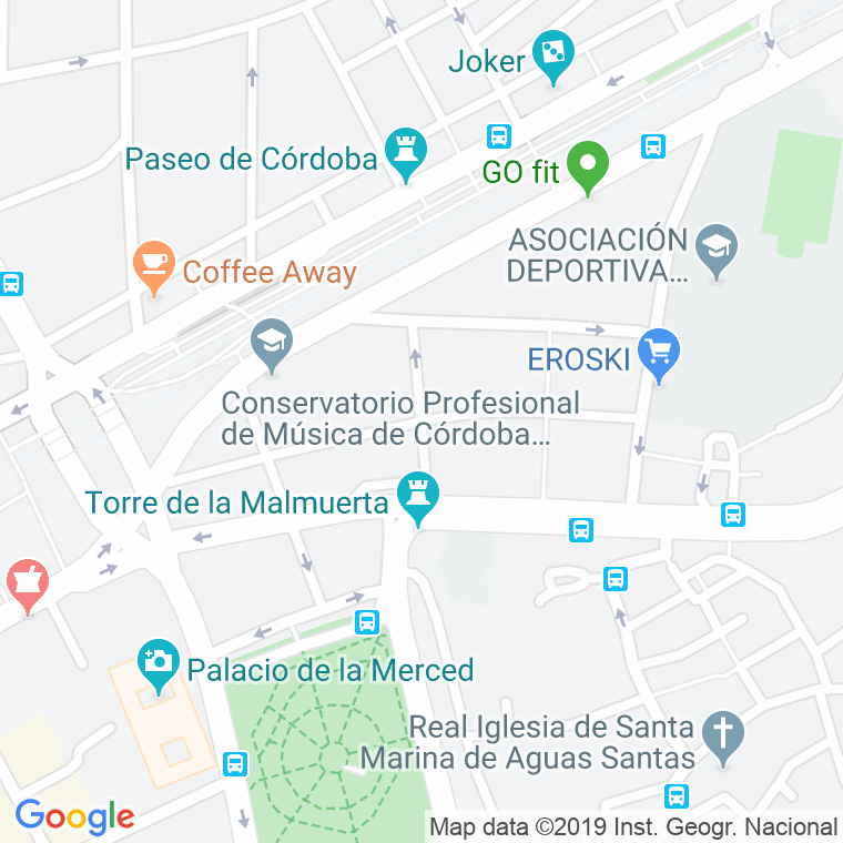 Código Postal calle Cronista Salcedo Hierro en Córdoba