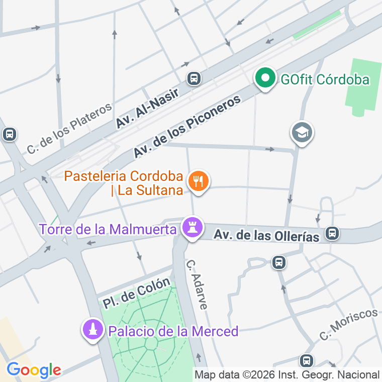 Código postal de Cronista Salcedo Hierro en Córdoba