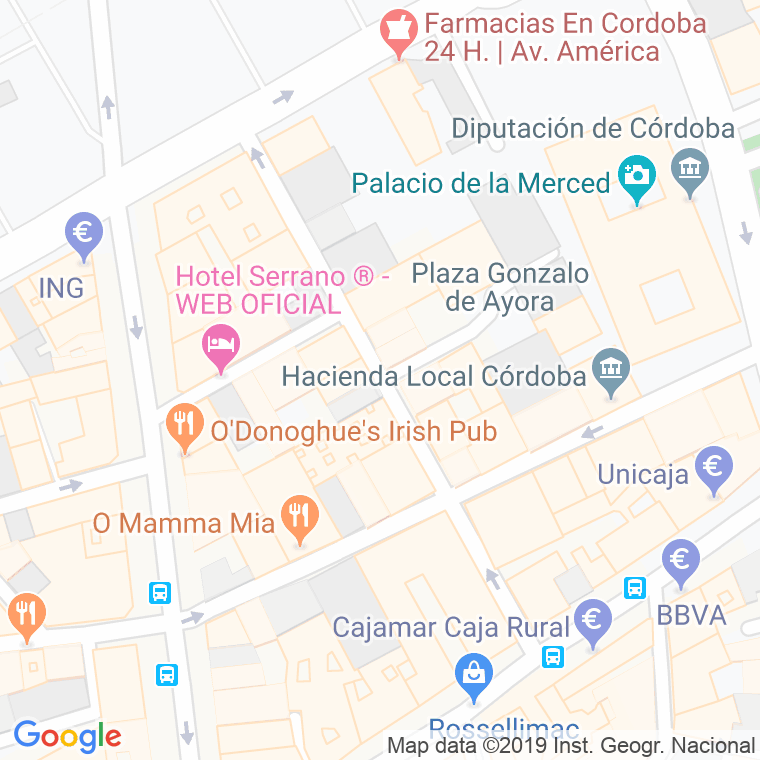 Código Postal calle Doce De Octubre en Córdoba