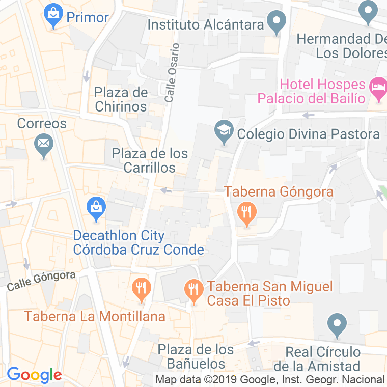 Código Postal calle Domingo Muñoz en Córdoba