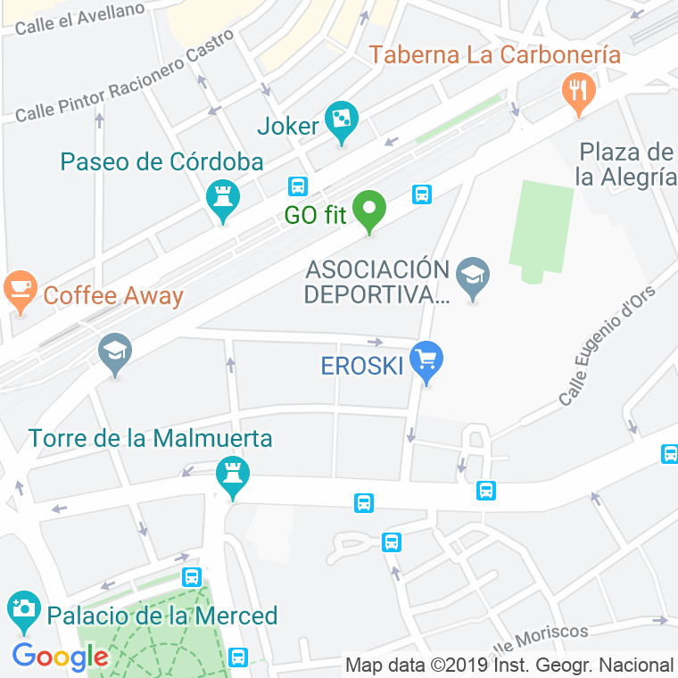 Código Postal calle Equipo Cincuenta Y Siete en Córdoba