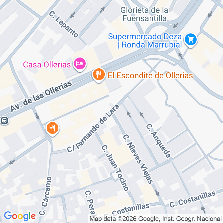 Código postal de Fernando Lara en Córdoba