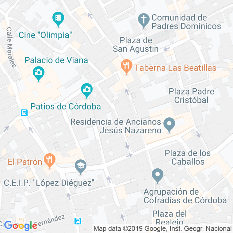 Código Postal calle Hinojo en Córdoba