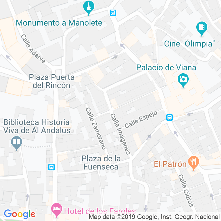 Código Postal calle Imagenes en Córdoba