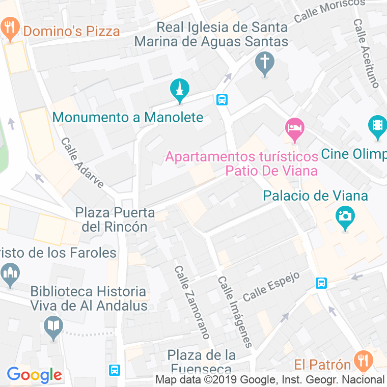 Código Postal calle Isabel Losa en Córdoba