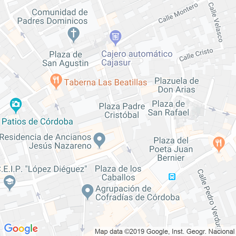 Código Postal calle Jesus Nazareno en Córdoba