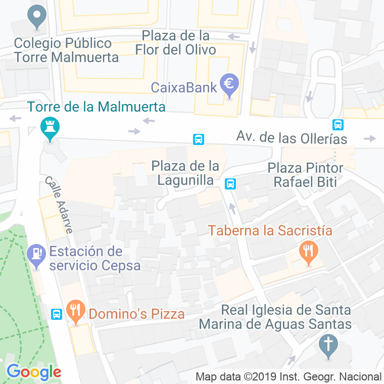 Código Postal calle Lagunilla, plaza en Córdoba