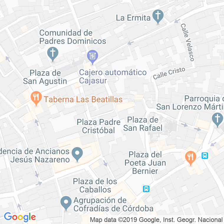 Código Postal calle Mariano Amaya en Córdoba