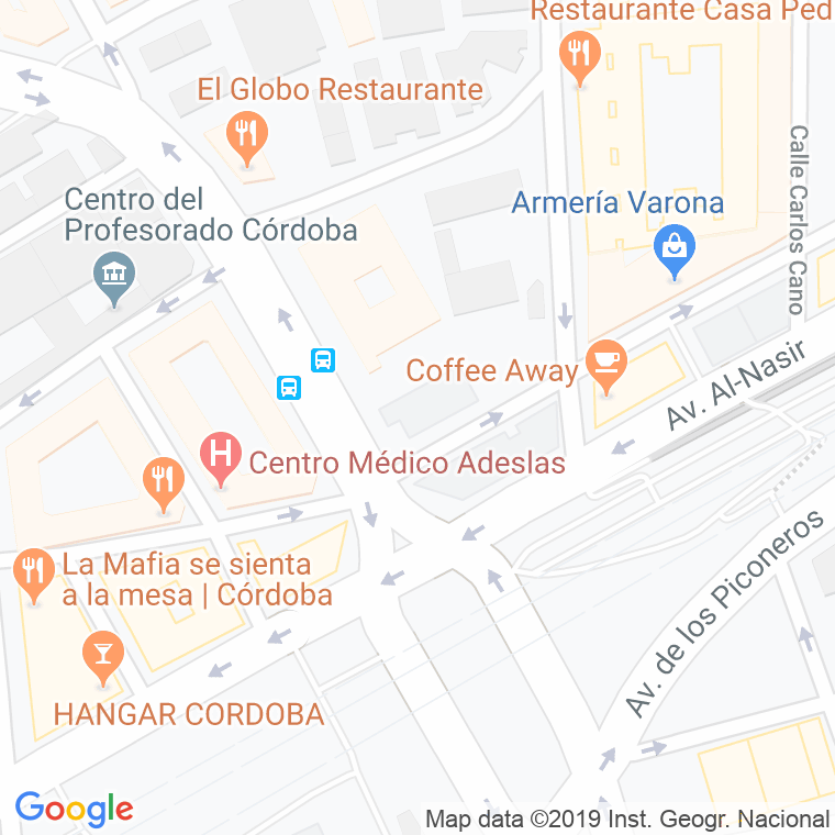 Código Postal calle Agua en Córdoba