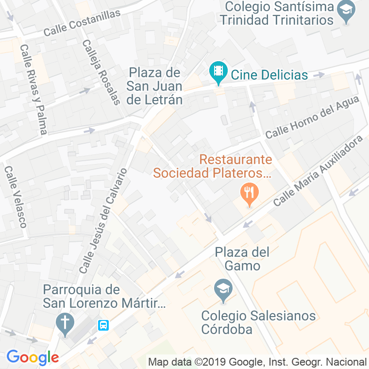 Código Postal calle Alvar Rodriguez en Córdoba
