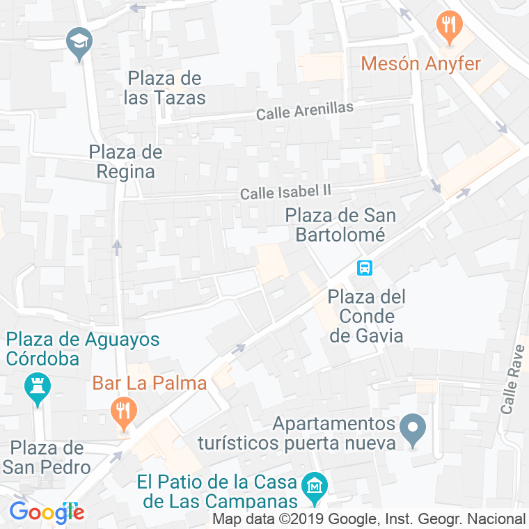 Código Postal calle Axerquia, pasaje en Córdoba