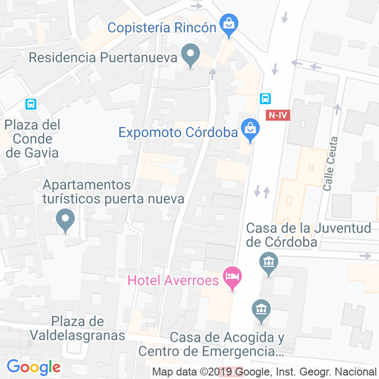 Código Postal calle Barrionuevo en Córdoba