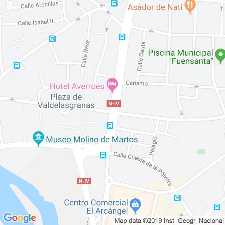 Código Postal calle Campo Madre De Dios   (Pares Del 2 Al Final) en Córdoba